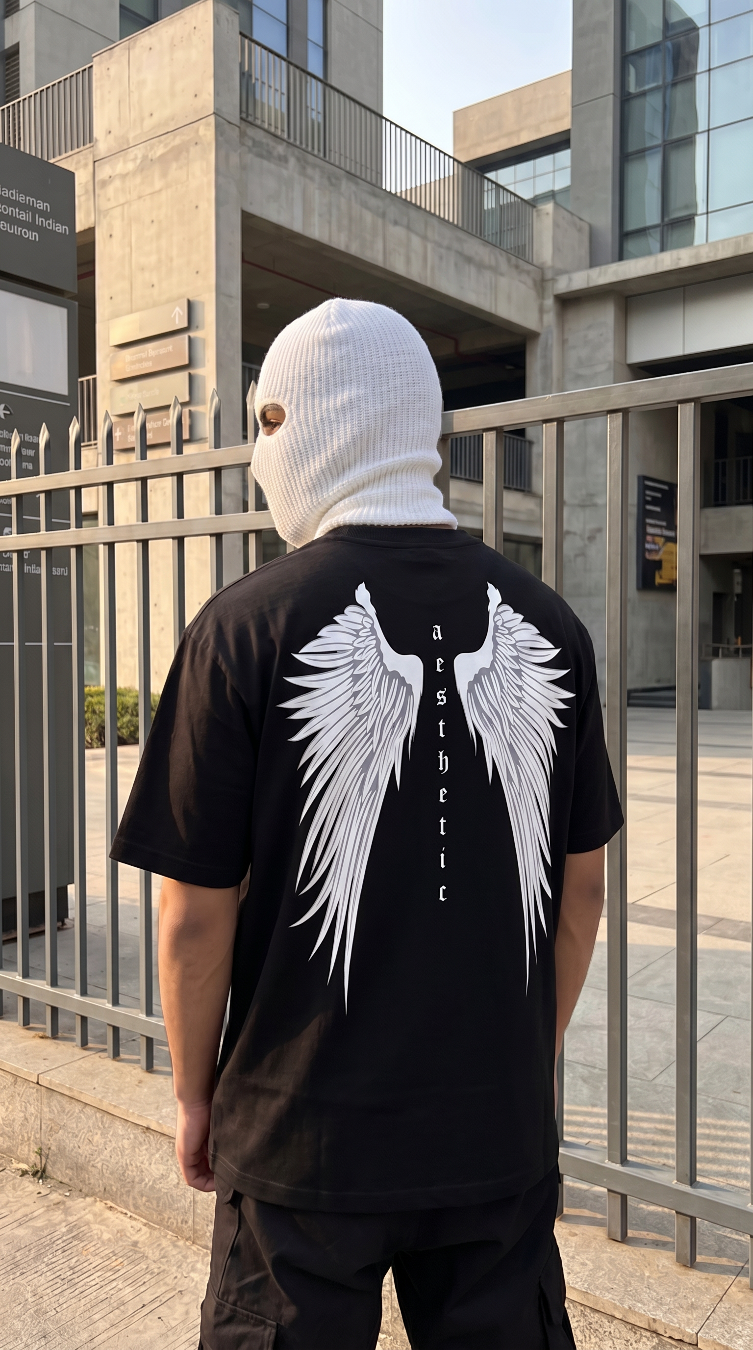 Wings tee worn — Aesthetic